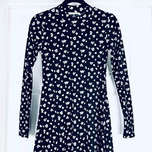 NWT lush stretchy turtleneck mini dress